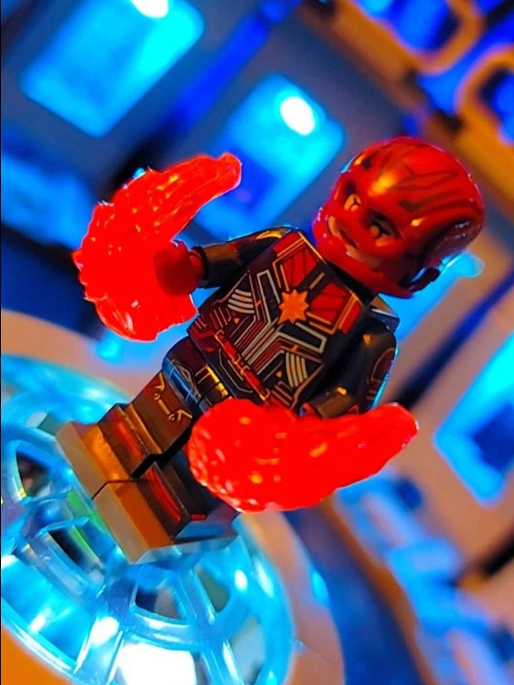 Captain Marvel Minifigure Lego Compatible